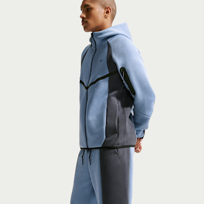 Nike Tech Renk Bloklu Açık Paçalı Fleece Erkek Eşofman Altı görsel 4