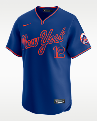 Мужские джерси Francisco Lindor New York Mets Nike Dri-FIT ADV MLB Limited Jersey