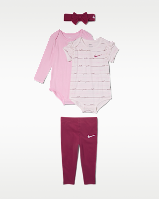 Детские Nike Ready, Set, Grow! Baby (6-12M) 3-Piece Set with Headband