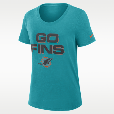 Miami Dolphins Rivalries Collection Slub Women's Nike Dri-FIT NFL T-Shirt