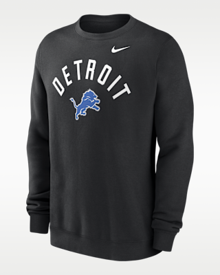 Мужские Detroit Lions Club Nike NFL Pullover Crew