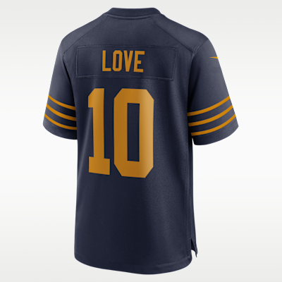 Jersey Nike de la NFL Game para hombre Jordan Love Green Bay Packers