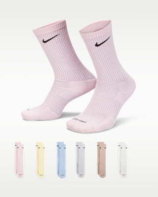 Unisex носки Nike Everyday Plus Cushioned Training Crew Socks (6 Pairs) для тренировок