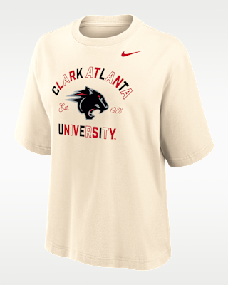 Женская футболка Nike College (Clark Atlanta University) Boxy Cotton
