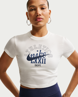 Женская футболка Nike Sportswear Chill Knit Slim Cropped