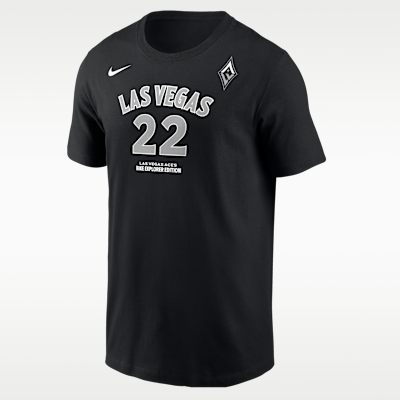 A'ja Wilson Las Vegas Aces Men's Nike WNBA T-Shirt