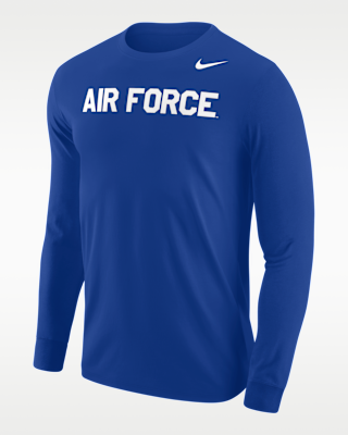 Ls Core Set Playera de manga larga de futbol americano Nike para hombre Air Force ...