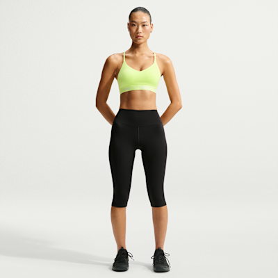 Nike Indy Hafif Destekli Pedli Ayarlanabilir Kadın Spor Sütyeni görsel 4