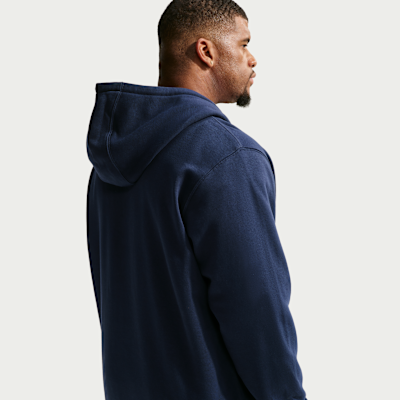 Nike Club Tam Boy Fermuarlı Fleece Erkek Kapüşonlu Üstü görsel 7