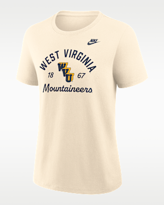 Женская футболка West Virginia Legacy Team Name Nike College
