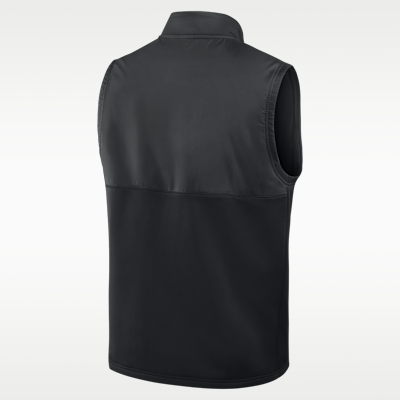 Chaleco universitario Nike Therma-FIT de cierre completo para hombre Georgia Victory