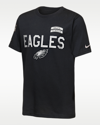 Детская футболка Philadelphia Eagles Salute to Service Sideline Big Kids' Nike Dri-FIT NFL
