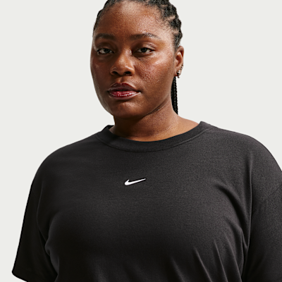 Nike Sportswear Classic Oversize Kısa Kollu Kadın Tişörtü (Büyük Beden) görsel 3