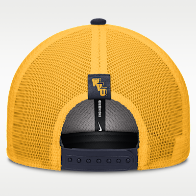 West Virginia Legacy Arch Rise Men's Nike Dri-FIT College Trucker Adjustable Hat