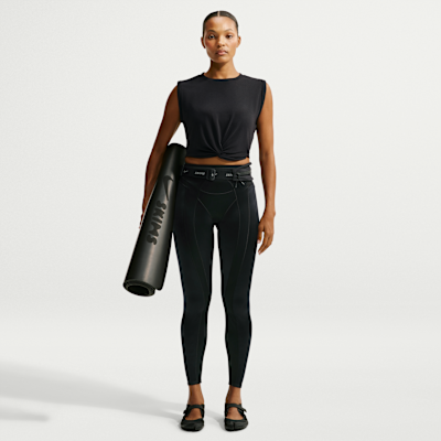Топ женский Nike Skims Performance Cotton Blend Cropped Twist Tank Top