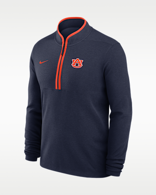 Мужские Auburn Courtside Nike Dri-FIT College Half-Zip Top