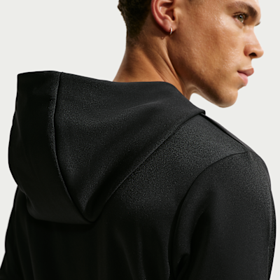 Nike Flex Dri-FIT UV Korumalı Fleece Tam Boy Fermuarlı Erkek Kapüşonlu Üst görsel 2