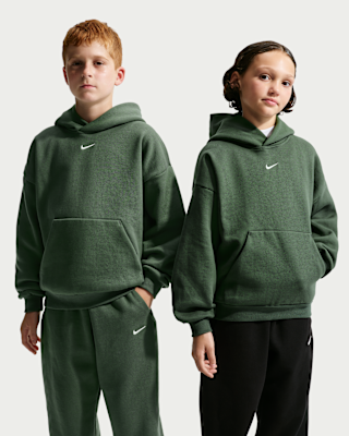 Детское худи Nike Solo Swoosh Big Kids' Fleece Pullover Hoodie
