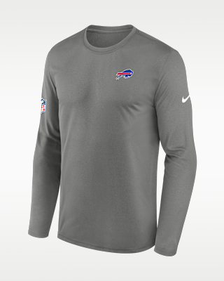 Мужская футболка Buffalo Bills Alt Legend Small Logo Nike Dri-FIT NFL Long-Sleeve