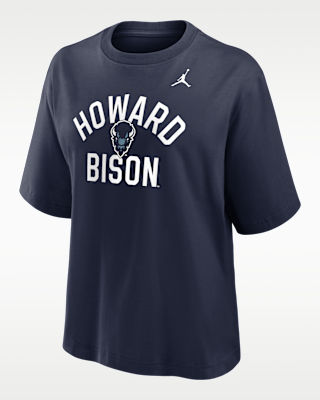 Женская футболка Nike College (Howard University) Boxy