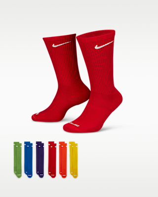 Unisex носки Nike Everyday Plus Cushioned Training Crew Socks (6 Pairs) для тренировок