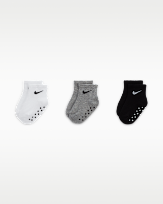 Детские носки Nike Baby Swoosh Ankle Gripper Socks (3-Pairs)