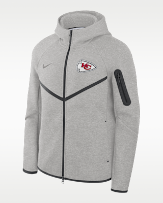 Мужская куртка Kansas City Chiefs Tech Fleece Windrunner Nike NFL Full-Zip Hooded для бега