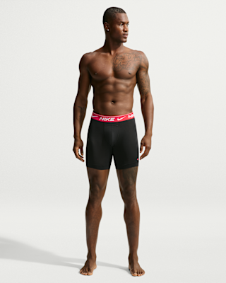 Мужские  Nike Ultra Comfort Dri-FIT Long Boxer Briefs (3-Pack)