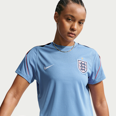 Nike İngiltere Strike Nike Dri-FIT Kısa Kollu Kadın Futbol Üstü