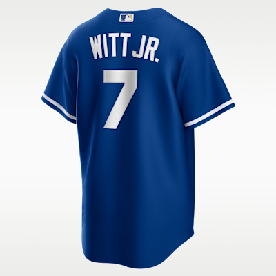 Jersey Nike de la MLB Replica para hombre Bobby Witt Jr. Kansas City Royals