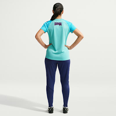 Nike FC Barcelona Strike Üçüncü Nike Dri-FIT Örgü Kadın Futbol Eşofman Altı görsel 5