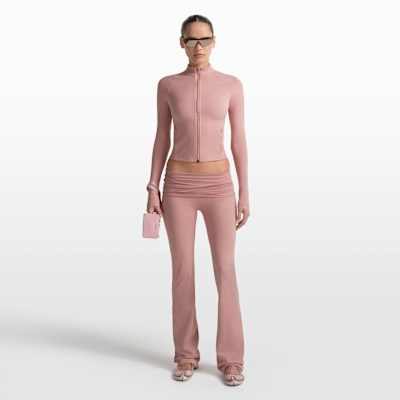 NikeSKIMS Matte Women's Mock-Neck Full-Zip Jacket