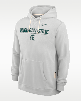 Мужское худи Michigan State Sideline Nike Dri-FIT College Pullover Hoodie