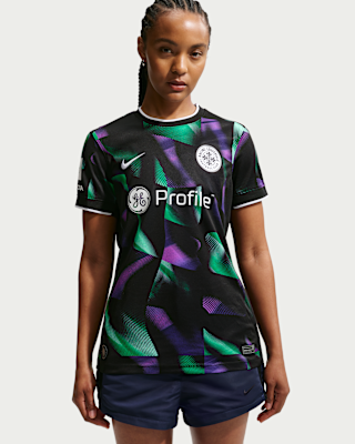 Женские джерси Racing Louisville FC Stadium Away Nike Dri-FIT NWSL Replica Jersey