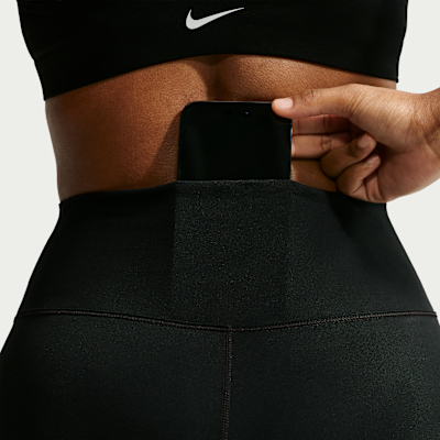 Nike One Yüksek Belli Ayak Bantlı Tam Boy Kadın Taytı görsel 6