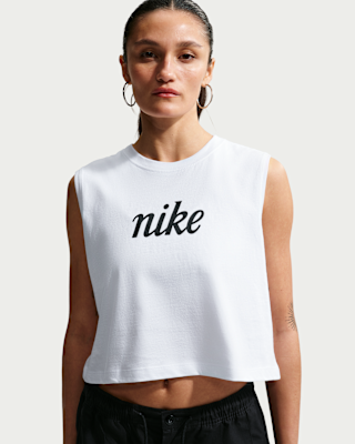 Женские  Nike Sportswear Club Loose Cropped Tank Top