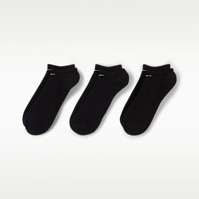 Nike Everyday Cushioned Training No-Show Socks (3 Pairs)