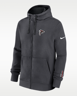 Мужское худи Atlanta Falcons Playbook Page Club Nike NFL Full-Zip Hoodie