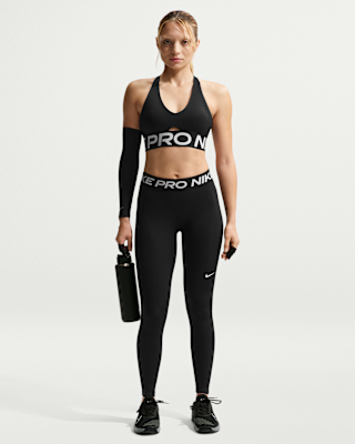 Женские тайтсы Nike Pro Mid-Rise Full-Length Leggings