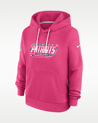 Женское худи New England Patriots Crucial Catch Standard Issue Nike Dri-FIT NFL Pullover Hoodie