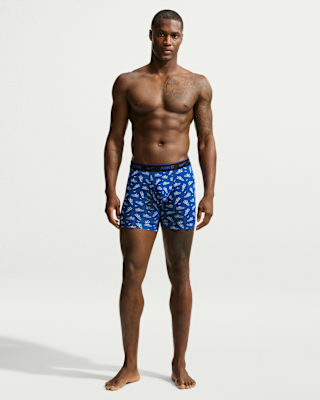 Мужские  Nike Essential Cotton Stretch Dri-FIT Boxer Briefs (3-Pack)