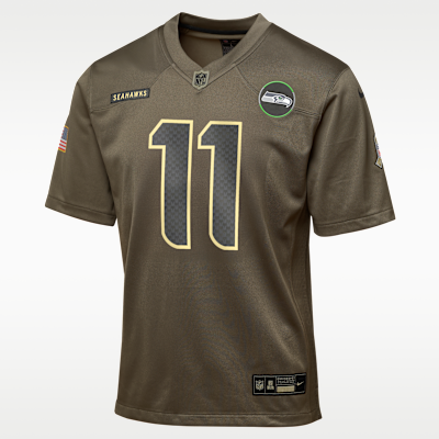 Jaxon Smith-Njigba Seattle Seahawks Salute to Service Big Kids’ Nike NFL Game Jersey