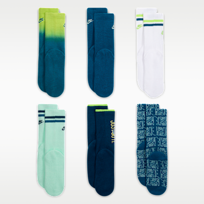 Calcetas para niños talla pequeña (6 pares) Nike Glow With Me