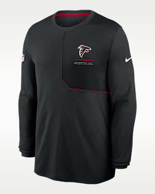 Мужские  Atlanta Falcons Sideline Coach Nike Dri-FIT NFL Long-Sleeve Top