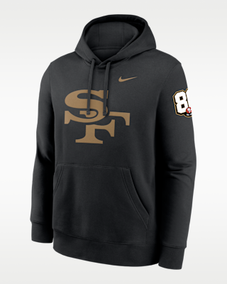 Мужское худи San Francisco 49ers 80th Anniversary Third Down Stop Club Nike NFL Pullover Hoodie
