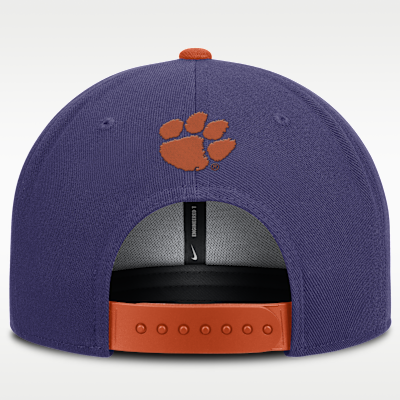 Gorra universitaria Nike Dri-FIT ajustable para hombre Clemson On-Field Pro