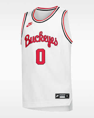 Детские джерси Ohio State Big Kids' Nike Dri-FIT College Basketball Replica Jersey для баскетбола