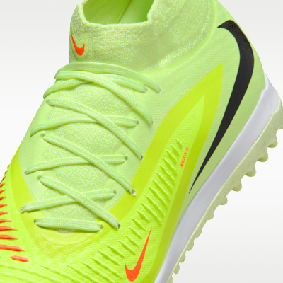 Tacos de fútbol para pasto sintético (turf) Nike Phantom 6 High Academy