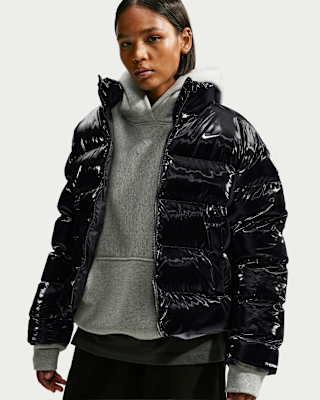 Женская куртка Nike Sportswear Classic Loose Gleamy Therma-FIT