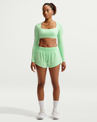 Nike One Women's Dri-FIT Mid-Rise 8cm (approx.) Brief-Lined Shorts